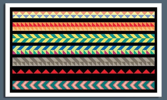 Futuristic geometric abstract pattern for background vector