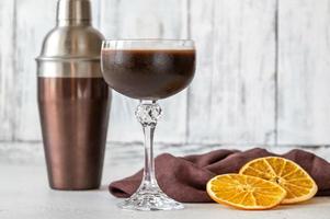 Chocolate Orange Espresso Martini Cocktail photo