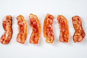 Fried baconin row photo