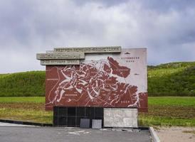 murmansk, rusia-junio 6, 2015 -complejo memorial valle de la gloria foto