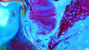 Abstract Infinite Background Texture Color Reaction and Explosions. Close-up Of Abstract video