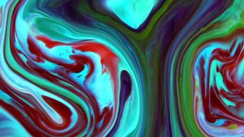 abstrakt oändlig bakgrundsstruktur färgreaktion och explosioner. närbild av abstrakt video