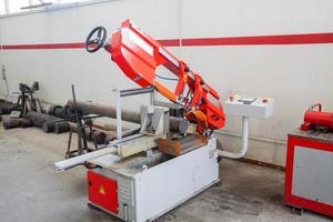 equipment and machines for cutting and processing of metal profiles photo