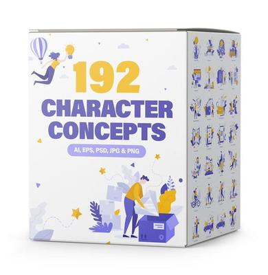 192 Character Concepts Bundle