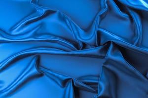 hermoso fondo de tela azul marino con espacio de copia para su diseño. fondo abstracto elegante. representación 3d foto