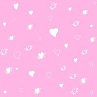 cute mini heart shape on the texture paper background for valentines day and minimalistic love card. photo