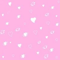 cute mini heart shape on the texture paper background for valentines day and minimalistic love card. photo