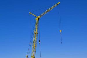 tower crane on construction site photo