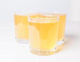 Pineapple juice glasses photo