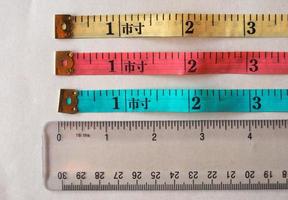 Tailor tape ruler in Cun Chinese Inch photo