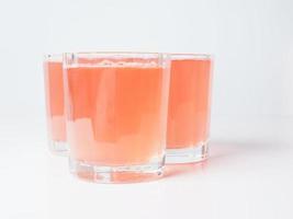 Orange juice glass photo