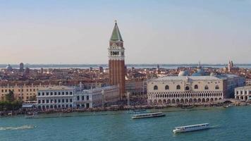 Blick auf die Stadt Venedig video