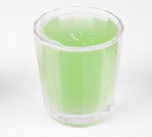 Green apple juice photo