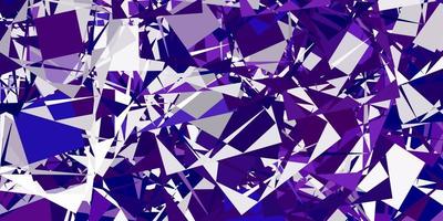 Light Purple vector pattern with polygonal shapes.