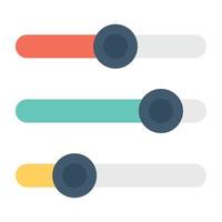 Trendy Equaliser Concepts vector