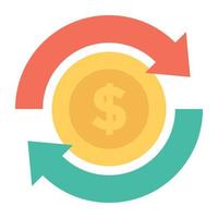Trendy Dollar value vector