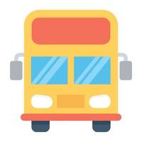 Trendy Bus Concepts vector