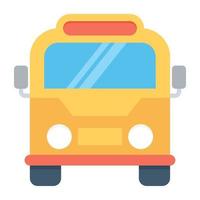 Trendy Bus Concepts vector