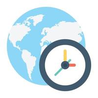 Time Zone Concepts vector