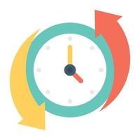 Trendy Clockwise Concepts vector