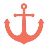 Trendy Anchor Concepts vector