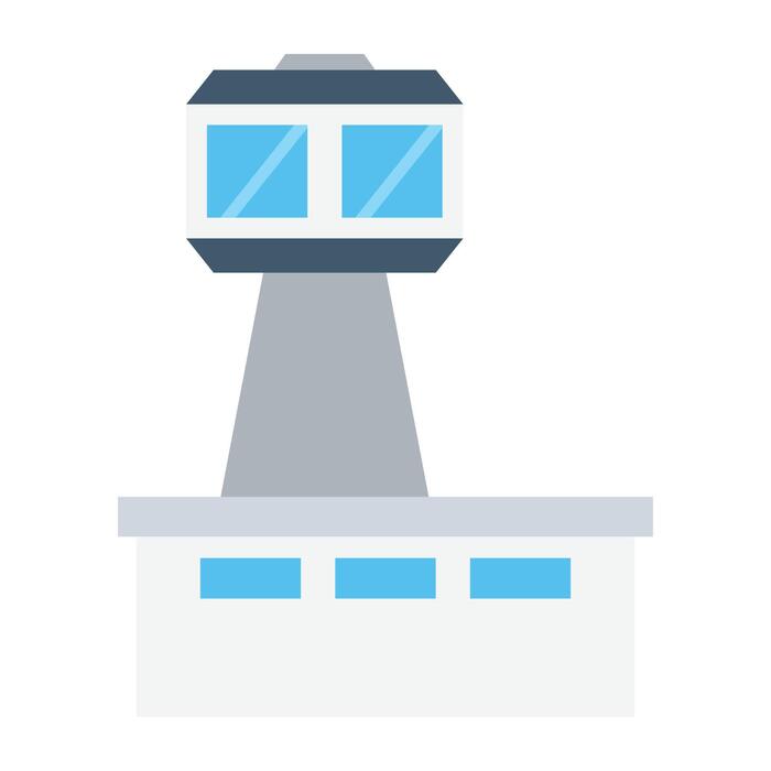 Control Tower Vector Art, Icons, and Graphics for Free Download