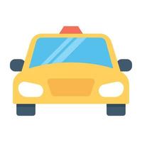 Trendy Taxi Concepts vector