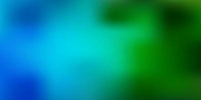 Light blue, green vector gradient blur pattern.