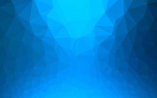 Light BLUE vector blurry triangle template.