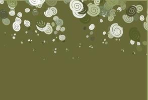 Light Green vector background with abstract lines.