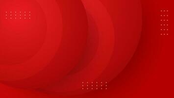 abstract red circular background. vector illustration