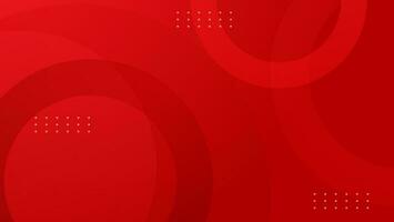 abstract red circular background. vector illustration