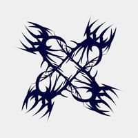 illustration of a nice and neat symmetrical decoration vector image