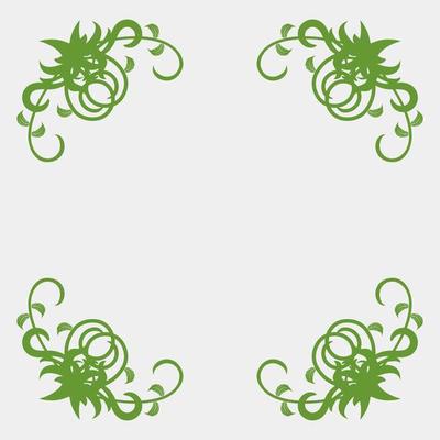 illustration of symmetrical plant vector images for covers or other romantics