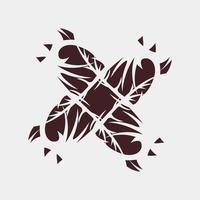 illustration of a nice and neat symmetrical decoration vector image