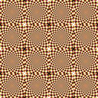 fondo abstracto psicodélico de patrón circular dinámico. ilusión óptica de movimiento. uso para tarjetas, invitaciones, fondos de pantalla, rellenos de patrones, elementos de páginas web, etc. vector