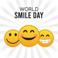 world smile day vector illustration