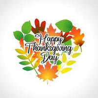 happy thanksgiving day vector illustration