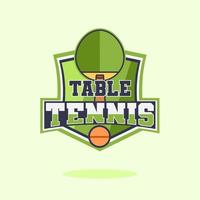 tennis table logo vector lllustration