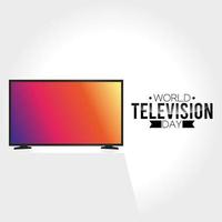 world television day vector illustration