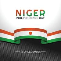Niger independence day vector lllustration