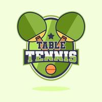tennis table logo vector lllustration