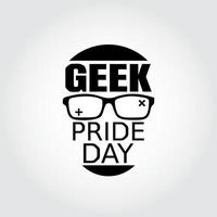 geek pride day vector lllustration