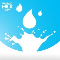 World milk day vector lllustration