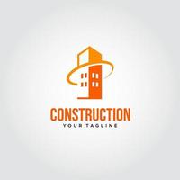 vector de diseño de logotipo de construcción. adecuado para el logotipo de su empresa