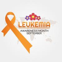 leukimia awareness month vector illustration