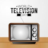 world television day vector illustration