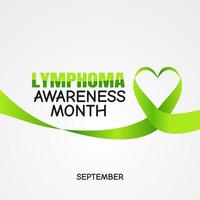 lymphoma cancer awareness month vector illustration