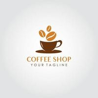 Coffee shop logo design vector. Suitable for your business logo vector