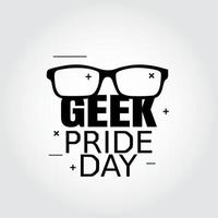 ilustración vectorial del día del orgullo geek vector